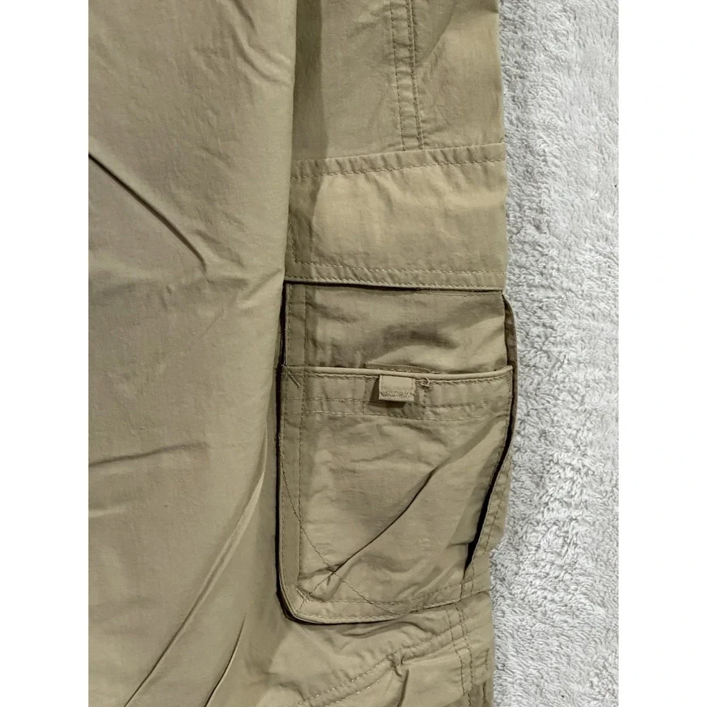 REI Convertible Pants Mens XL 32 Tall Brown Hiking Stretch Cargo‎ Outdoor Zip